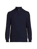 Half-Zip Cotton Pullover