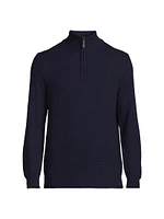 Half-Zip Cotton Pullover