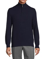 Half-Zip Cotton Pullover