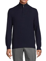 Half-Zip Cotton Pullover