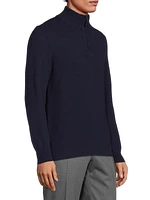 Half-Zip Cotton Pullover