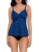 Dot Com Cleo Tankini Top