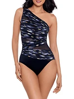 Bronze Reign Jena One-Shoulder One-Piece Swimsuit