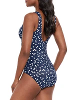 Luminare Cherie Polka Dot One-Piece Swimsuit