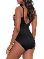 Zwina Siren Printed One-Piece Swimsuit