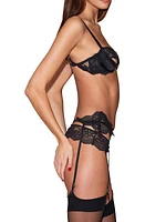 Naomi Lace Cut-Out Balconette Bra