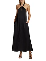 Ayra Halter-Neck Maxi Dress