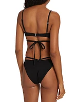 Harlen Strappy Triangle Bikini Top