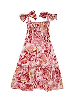 Little Girl's & Girl's Triny Floral Tiered Sundress