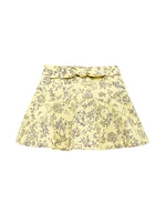 Little Girl's & Journey Volant Floral Skirt