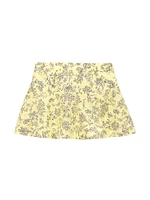 Little Girl's & Journey Volant Floral Skirt