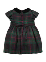 Baby Girl's Tartan Plaid Dress & Bloomers Set