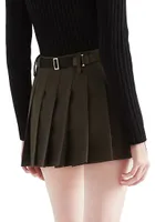 Gabardine Mini-Skirt