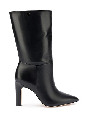 Cindy Leather Point-Toe Boots