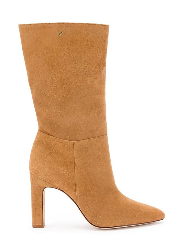 Cindy 95MM Suede Boots