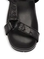 Intrecciato Leather Sandals