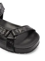 Intrecciato Leather Sandals