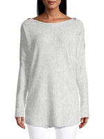 Arna Buttoned Longline Sweater