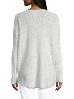 Arna Buttoned Longline Sweater