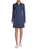 Hutton UPF 50+ Long-Sleeve Minidress