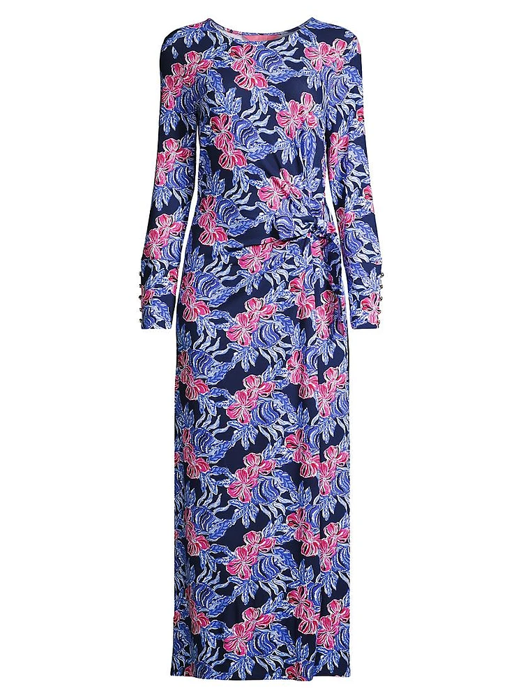 Bryson Floral Long-Sleeve Maxi Dress