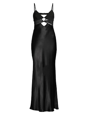 Ashton Cut-Out Maxi Slipdress