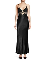 Ashton Cut-Out Maxi Slipdress