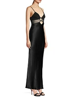 Ashton Cut-Out Maxi Slipdress