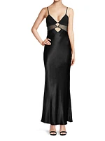 Ashton Cut-Out Maxi Slipdress