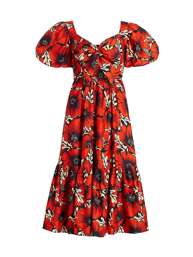 Funke Floral Midi-Dress