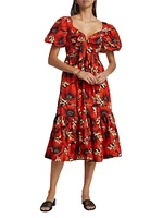 Funke Floral Midi-Dress