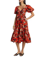 Funke Floral Midi-Dress