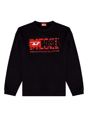 Baxt Cotton Jersey Pullover Sweatshirt