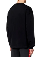 Baxt Cotton Jersey Pullover Sweatshirt