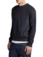 Coated Logo Crewneck Sweatshirt