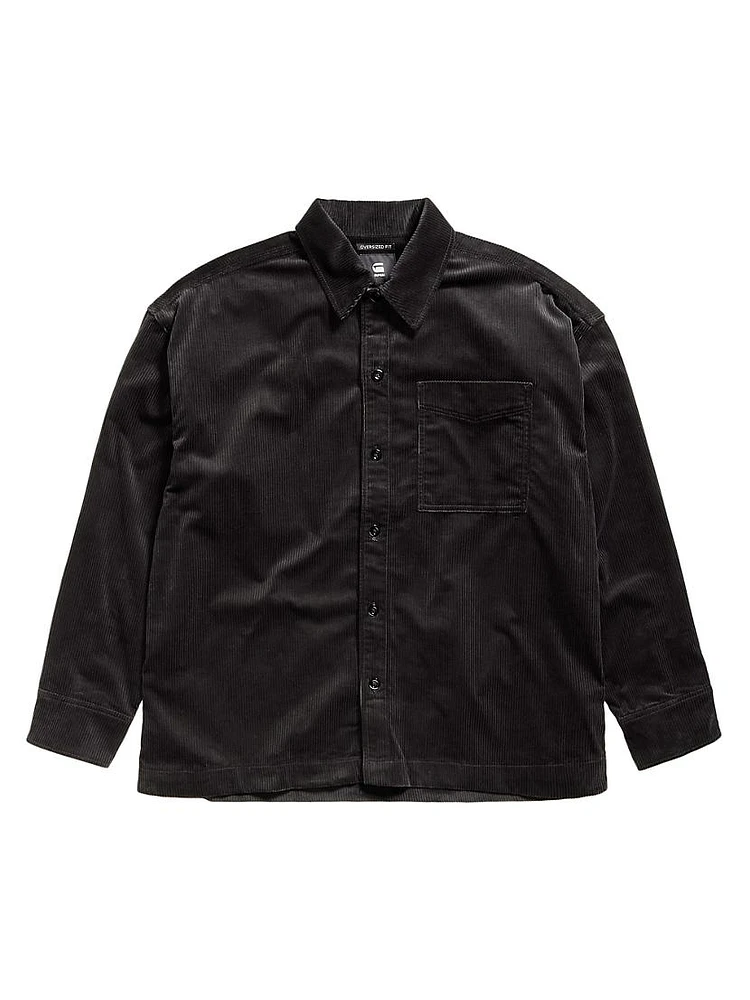 Corduroy Boxy Overshirt