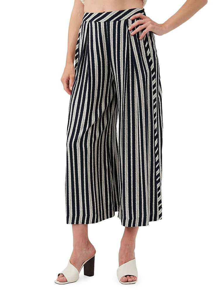 Seabay Striped Culotte Pants