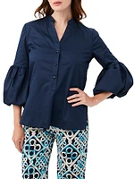 Freshwater Puff-Sleeve Top