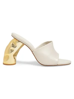 Capri 90MM Leather Mules