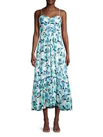 Toronto Floral Cotton Midi-Dress