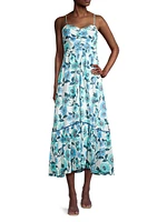 Toronto Floral Cotton Midi-Dress