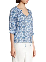 Havana Floral Cotton Top