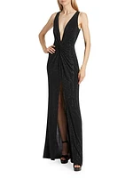 Rosalyn Embellished Jersey Gown