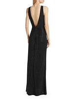 Rosalyn Embellished Jersey Gown