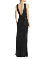 Rosalyn Embellished Jersey Gown