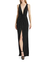 Rosalyn Embellished Jersey Gown