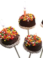 Celebration 10-Count Belgian Chocolate Covered Strawberries & Brownie Pops
