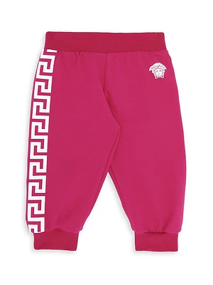 Baby Girl's Medusa & Greca Print Joggers