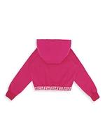 Little Girl's & Medusa Embroidered Fleece Jacket