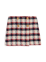 Girl's Plaid Tweed Skirt